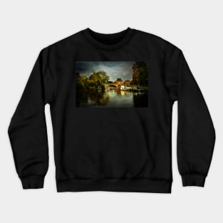 Bridge Over The Thames At Abingdon Crewneck Sweatshirt